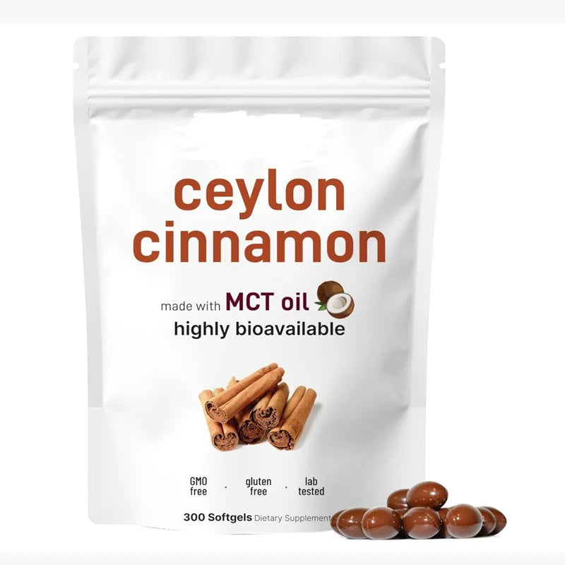 Cinnahealth Ceylon Cinnamon 7,200mg Equivalent with MCT Oil